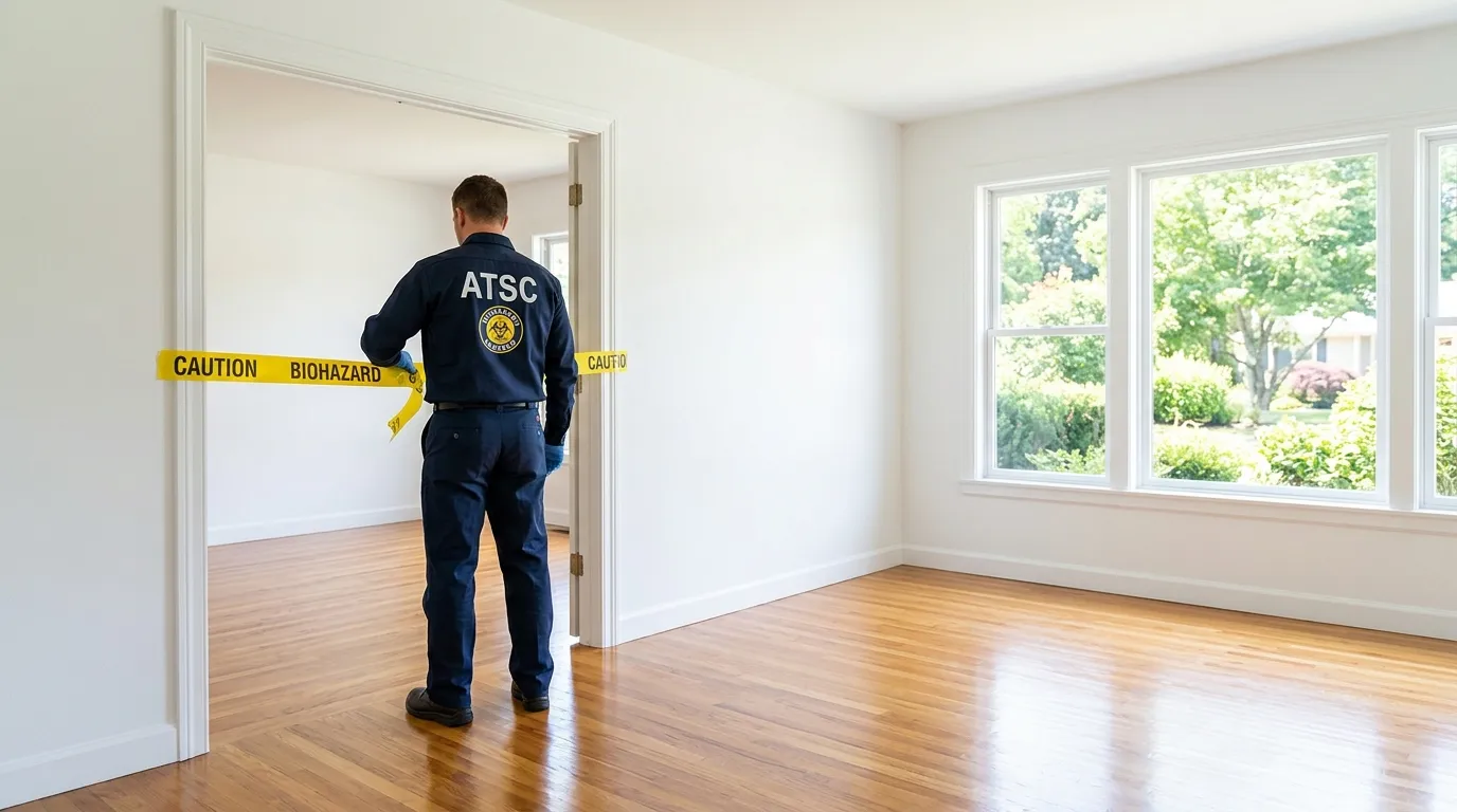 Certified biohazard cleanup crew performing Decomposition Cleanup in Homosassa Springs